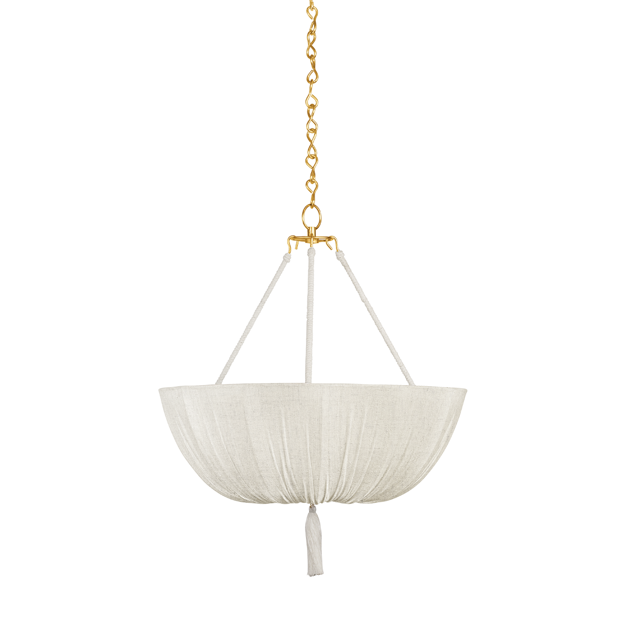 Hudson Valley Carolina 22" 3-Light Pendant Aged Brass