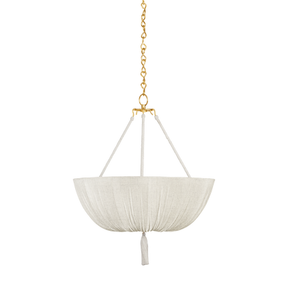 Hudson Valley Carolina 22" 3-Light Pendant Aged Brass