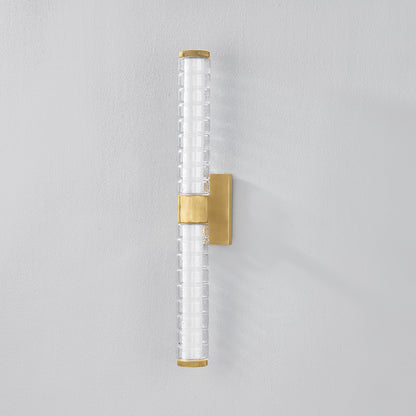 Hudson Valley Castor 2-Light Bath & Vanity Light in Aged Brass, alternate view 1