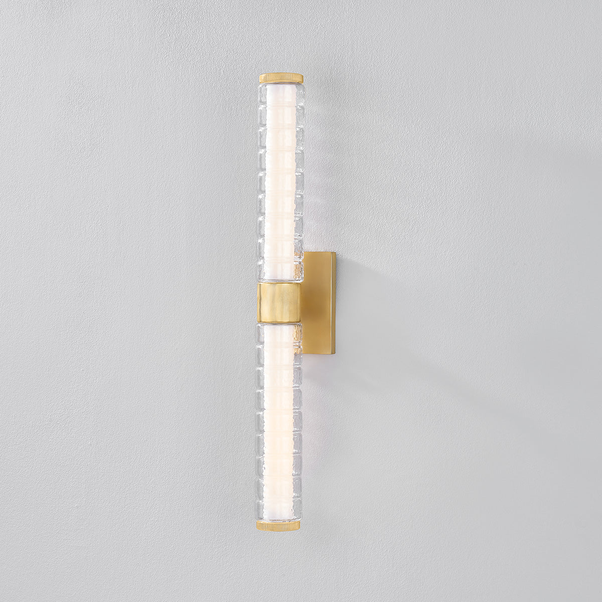 Hudson Valley Castor 2-Light Bath & Vanity Light in Aged Brass, alternate view 2