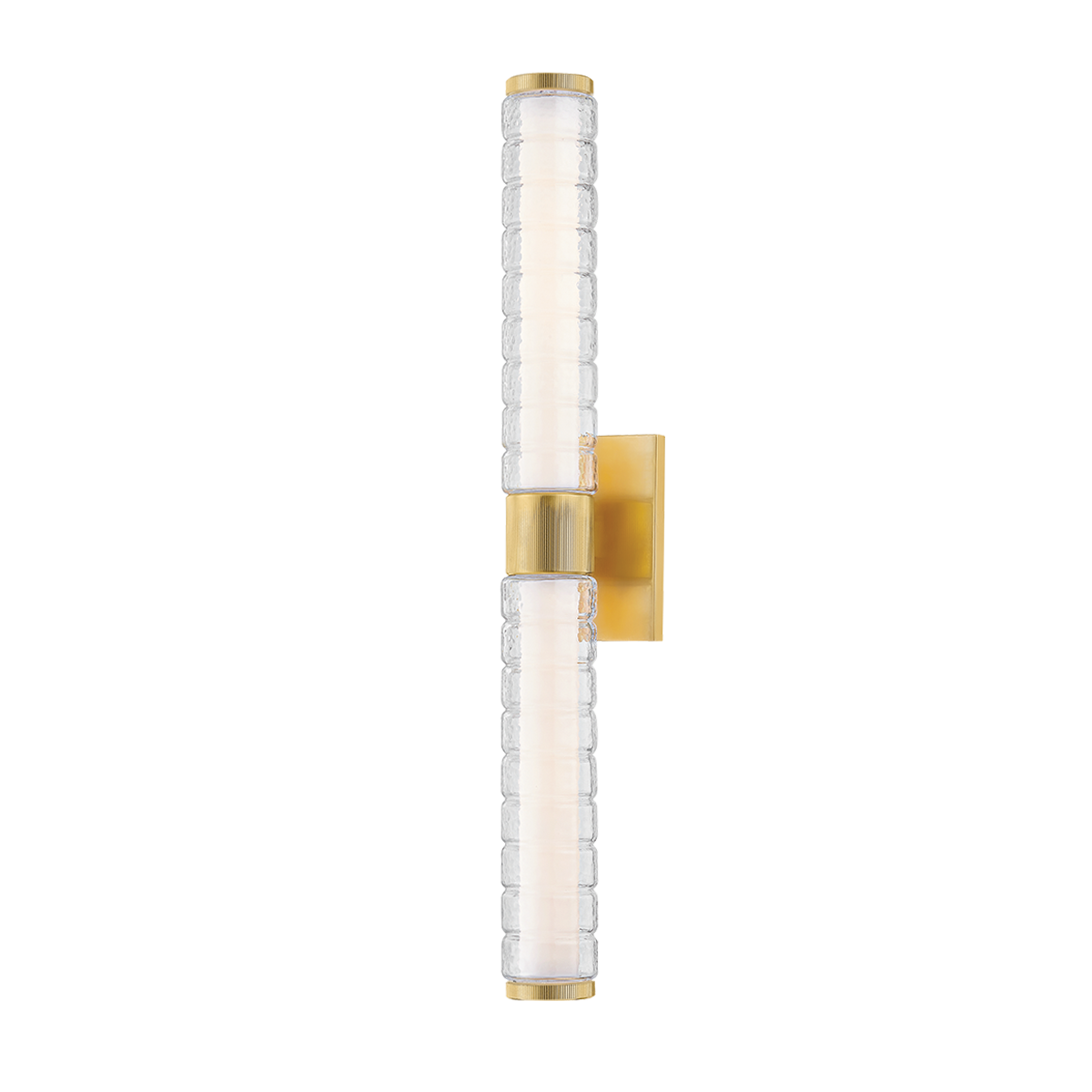 Hudson Valley Castor 2-Light Bath & Vanity Light Aged Brass