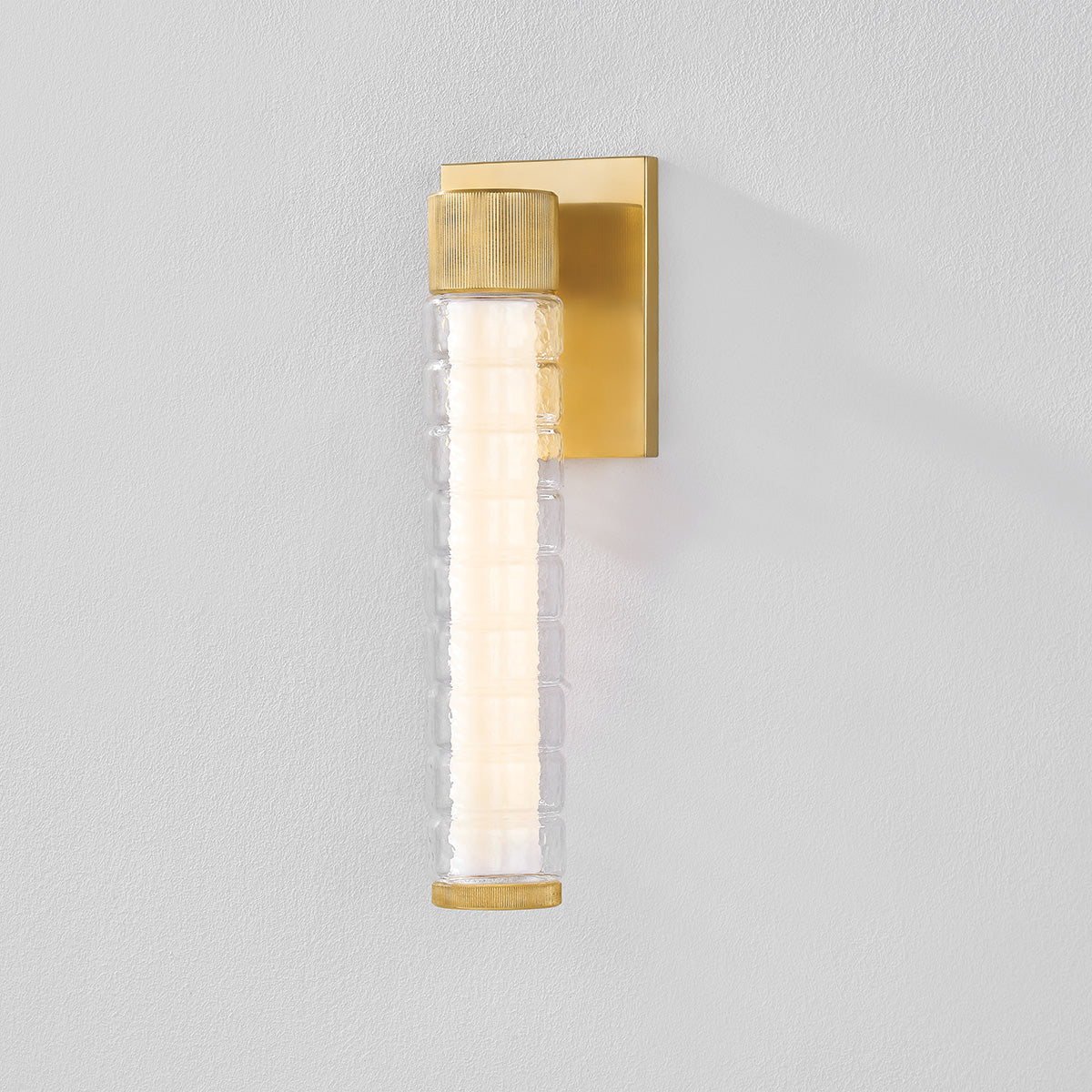 Hudson Valley Castor Bath & Vanity Light in Aged Brass, alternate view 2