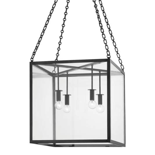 Hudson Valley Catskill Pendant Black