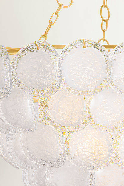 Hudson Valley Cedar Hill 17-Light Chandelier in Vintage Gold Leaf, room setting 4