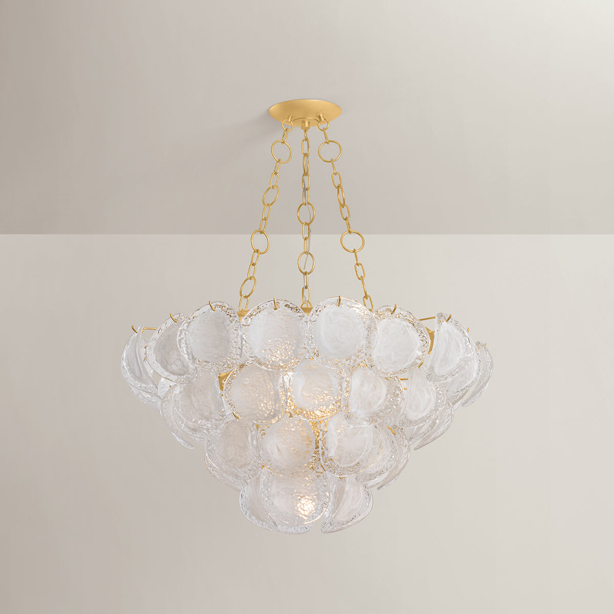 Hudson Valley Cedar Hill 9-Light Chandelier in Vintage Gold Leaf, alternate view 1