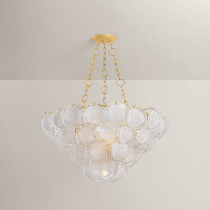 Hudson Valley Cedar Hill 9-Light Chandelier in Vintage Gold Leaf, alternate view 1