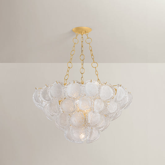 Hudson Valley Cedar Hill 9-Light Chandelier in Vintage Gold Leaf, alternate view 1