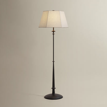 Hudson Valley Celmins Floor Lamp in Black Iron, alternate view 1