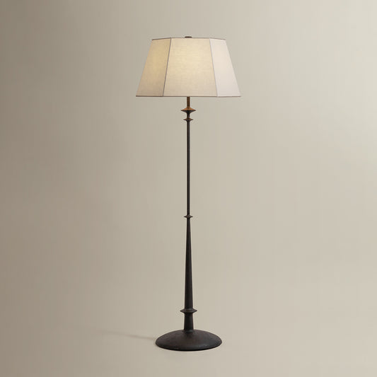Hudson Valley Celmins Floor Lamp in Black Iron, alternate view 1