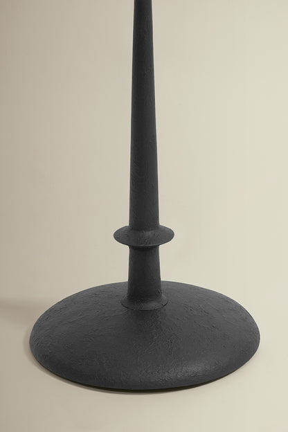 Hudson Valley Celmins Floor Lamp in Black Iron, room setting 2