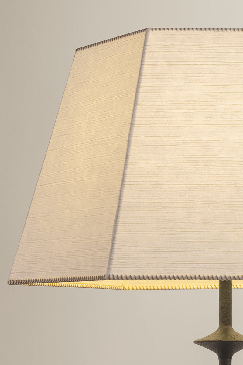 Hudson Valley Celmins Floor Lamp in Black Iron, room setting 3