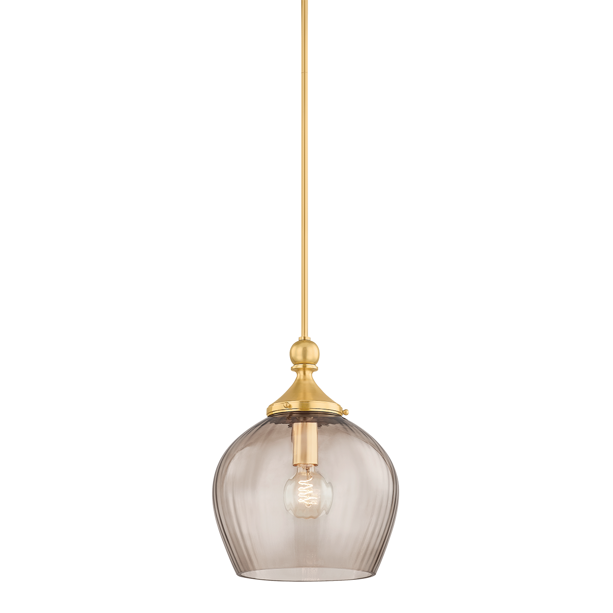 Hudson Valley Chatton 12" Pendant Aged Brass