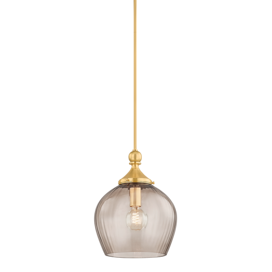 Hudson Valley Chatton 12" Pendant Aged Brass