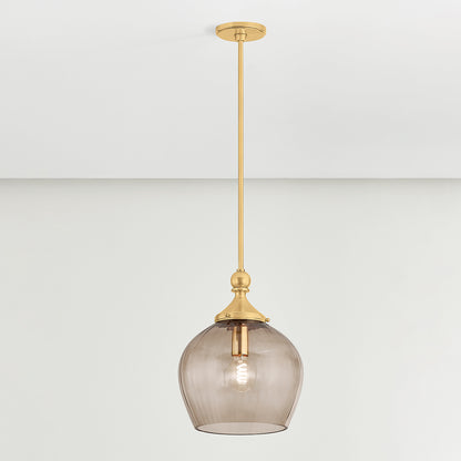 Hudson Valley Chatton 12" Pendant in Aged Brass, alternate view 2