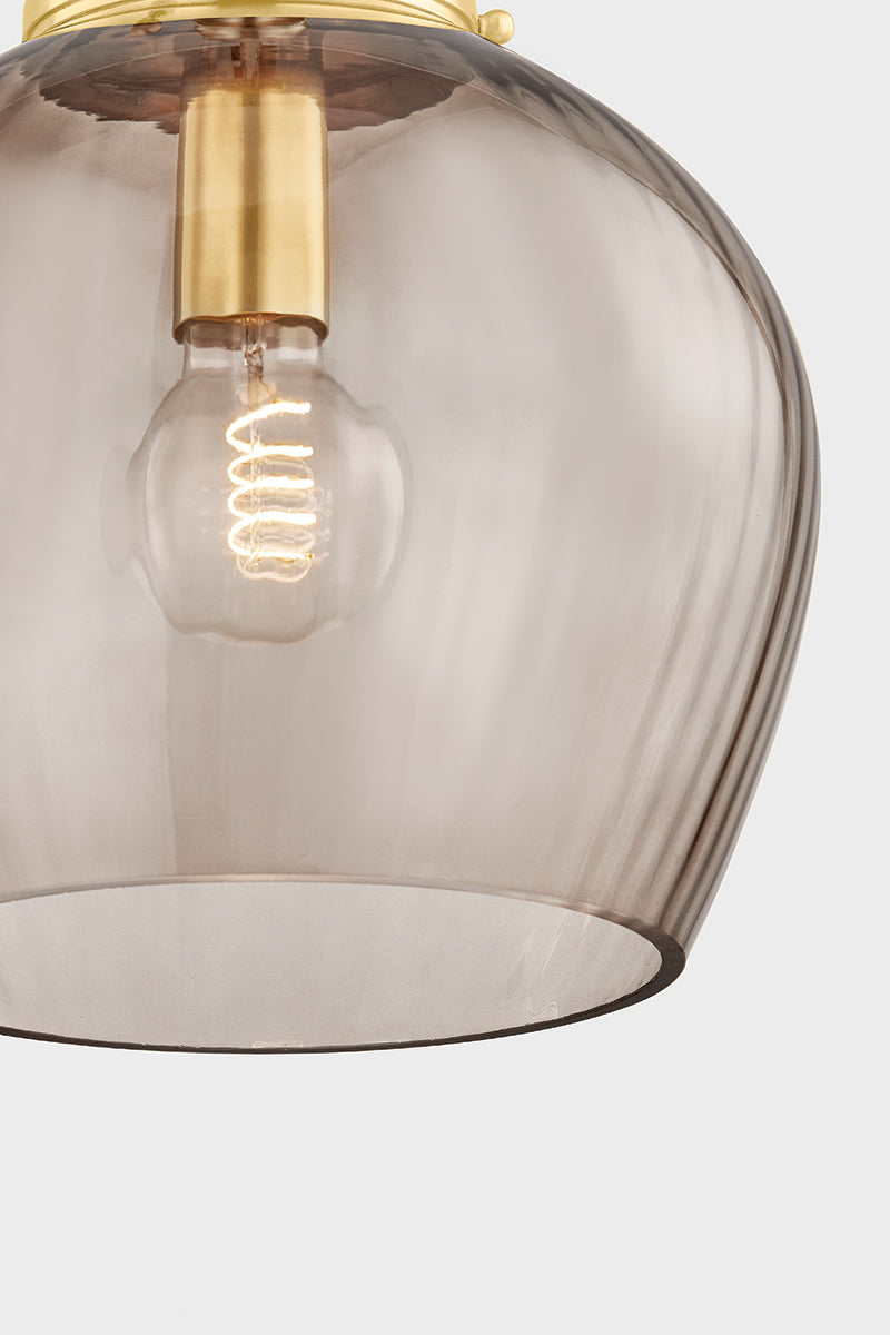 Hudson Valley Chatton 12" Pendant in Aged Brass, room setting 4