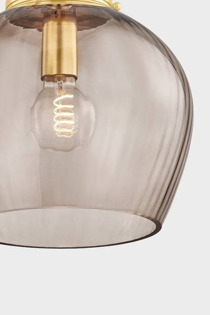 Hudson Valley Chatton 12" Pendant in Aged Brass, room setting 4