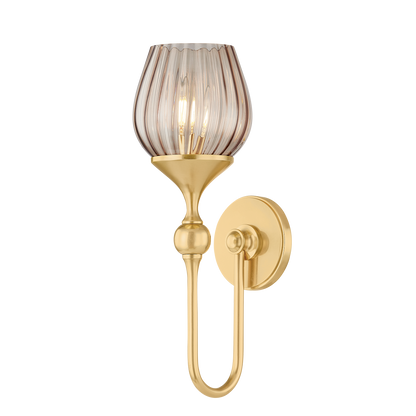Hudson Valley Chatton Wall Sconce Aged Brass