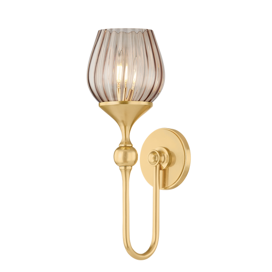 Hudson Valley Chatton Wall Sconce Aged Brass