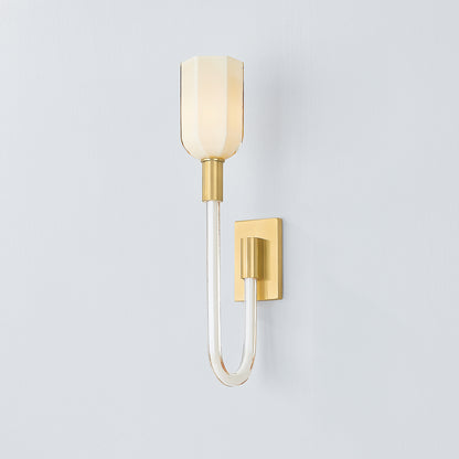 Hudson Valley Chester Park Wall Sconce in Aged Brass, alternate view 2
