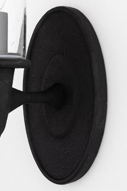 Hudson Valley Chisel Wall Sconce Black 4"W x 21.25"H