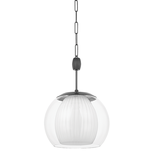 Hudson Valley Clementon 17" Pendant Distressed Bronze