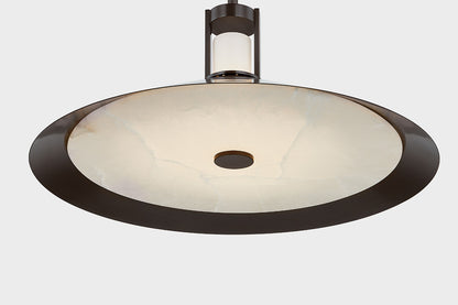 Hudson Valley Clermont 28" 2-Light Pendant Distressed Bronze detail view 4