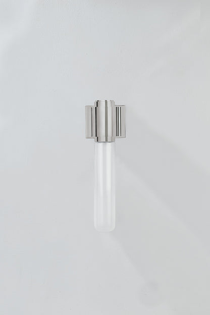 Hudson Valley Colrain Wall Sconce in Polished Nickel, room setting 1
