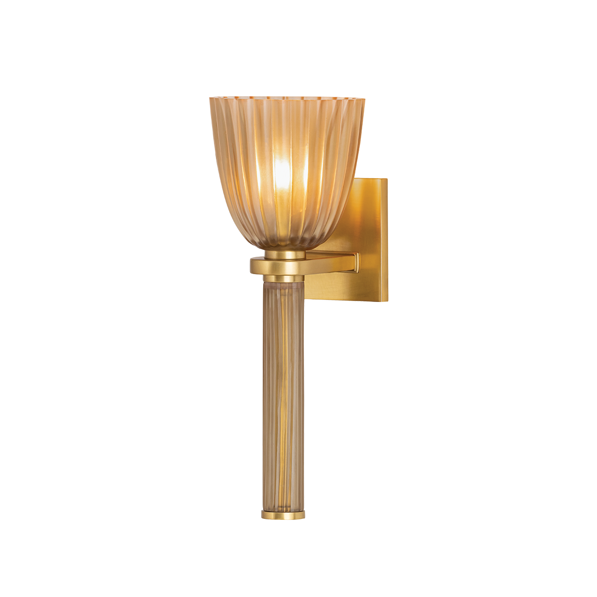 Hudson Valley Columbus Wall Sconce Aged Brass