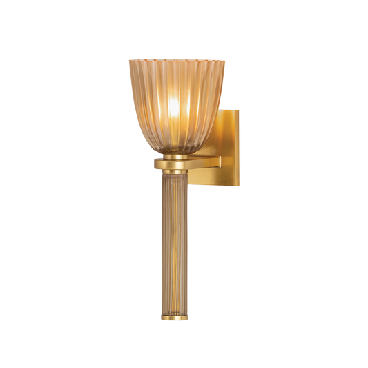 Hudson Valley Columbus Wall Sconce Aged Brass