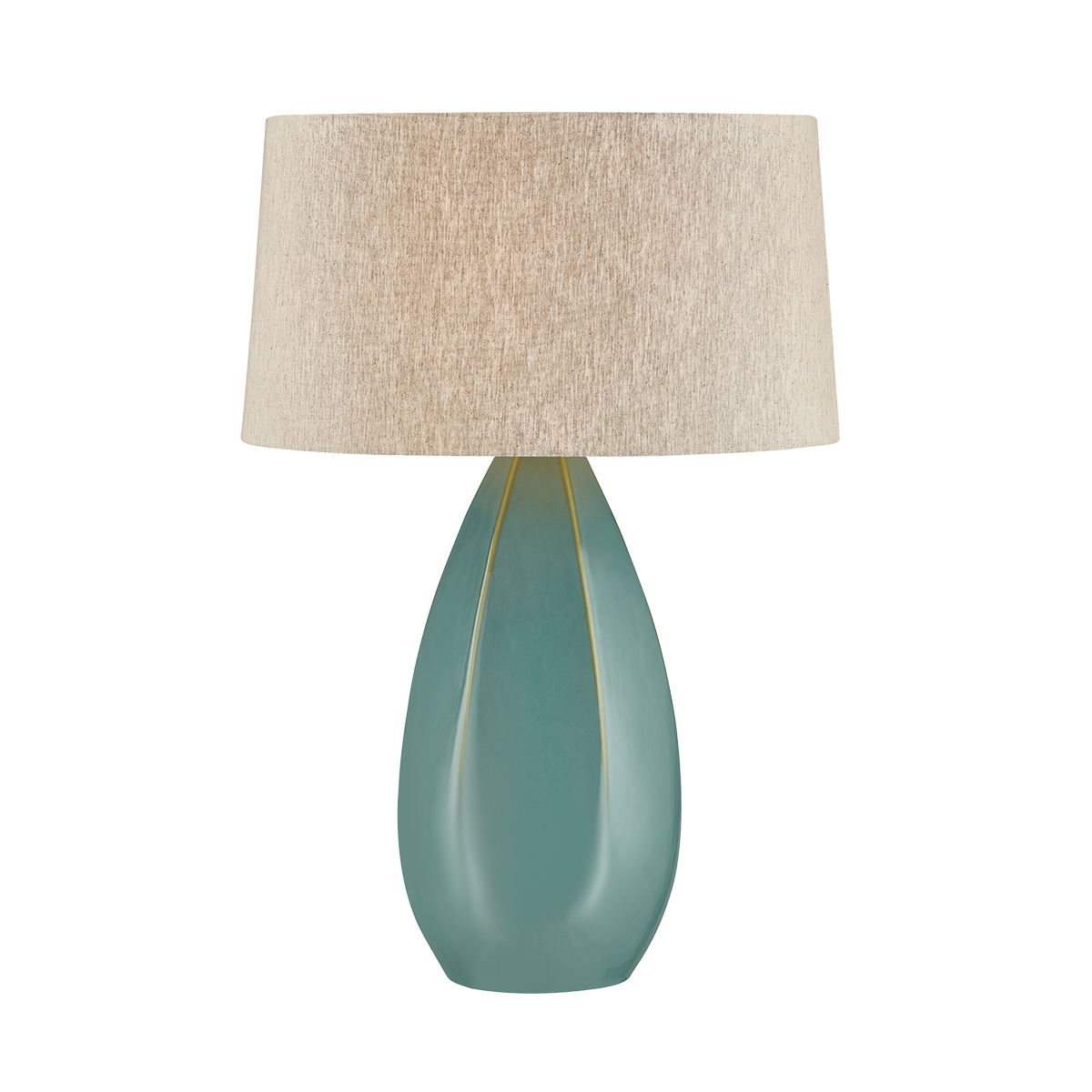 Hudson Valley Colwyn Table Lamp Aged Brass / Ceramic Celadon Wash
