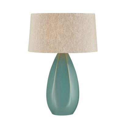Hudson Valley Colwyn Table Lamp Aged Brass / Ceramic Celadon Wash