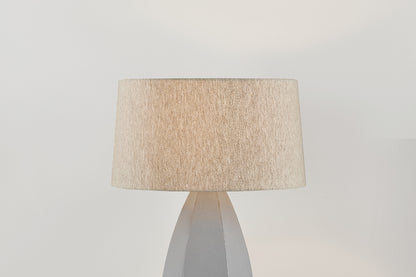 Hudson Valley Colwyn Table Lamp in Aged Brass / Ceramic Dove White, room setting 2