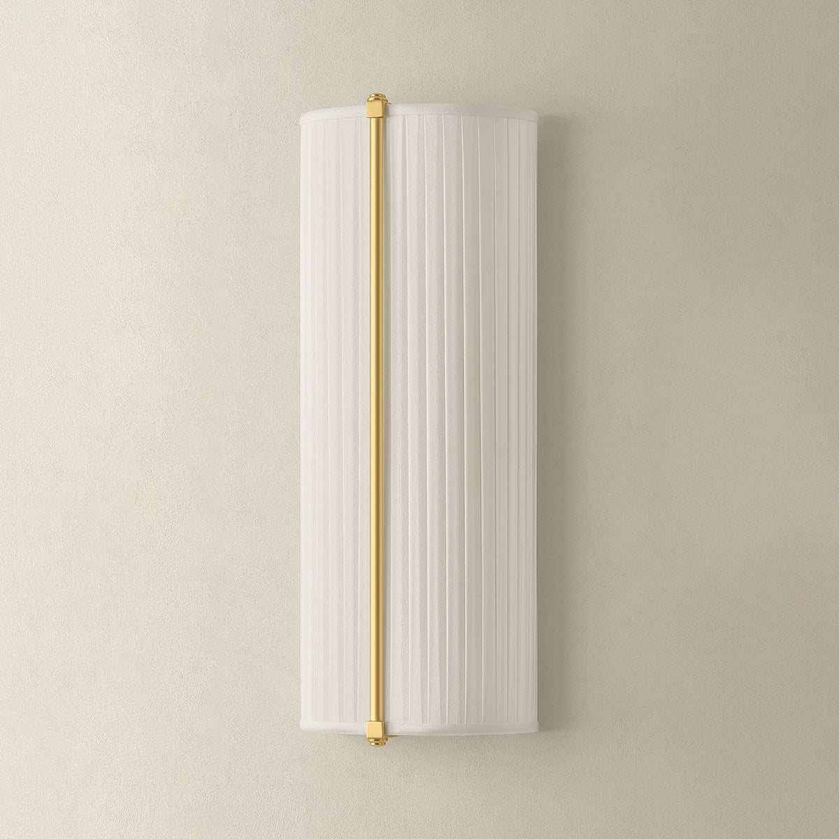 Hudson Valley Cornell 6.5" 2-Light Wall Sconce in Aged Brass, alternate view 1