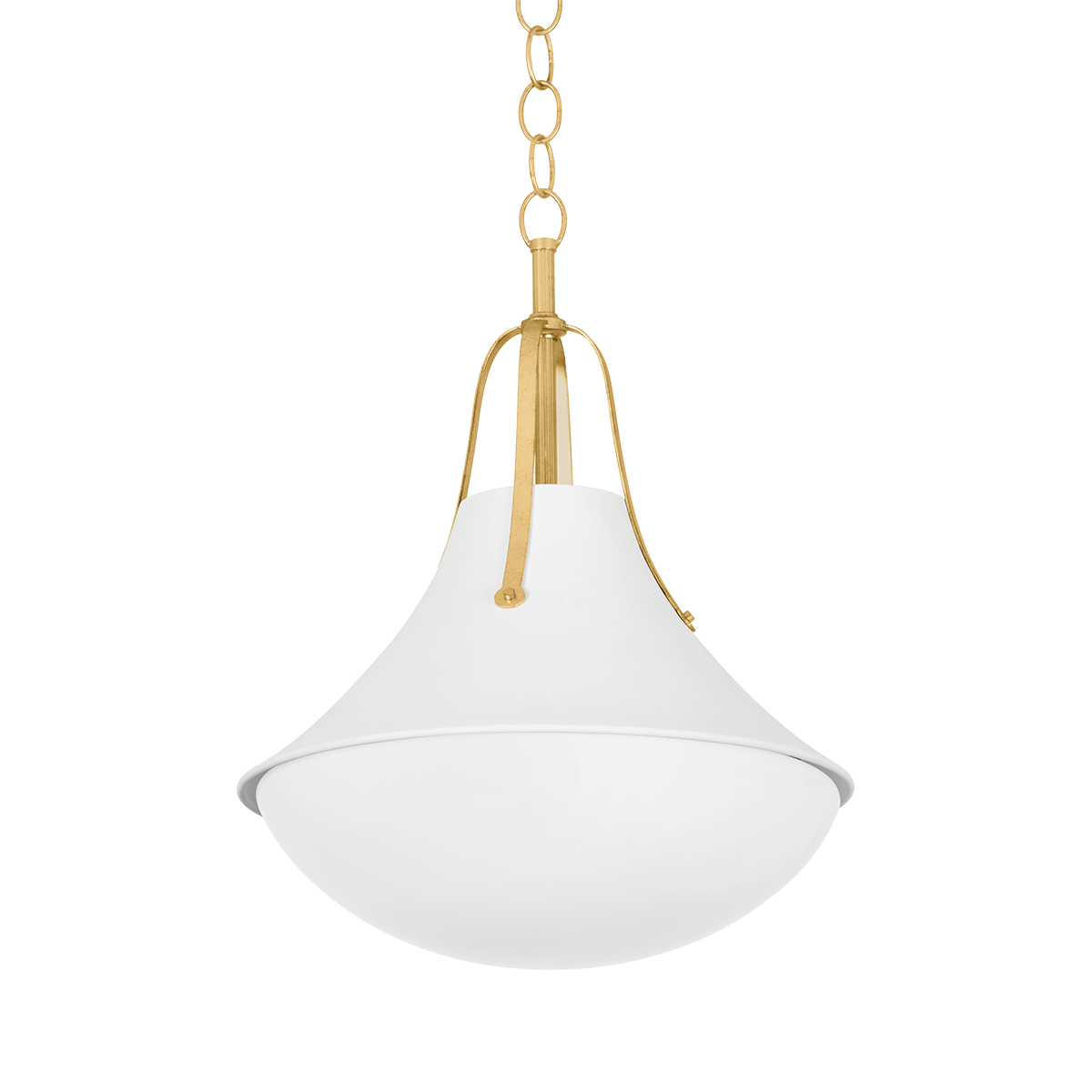 Hudson Valley Coventry 16" Pendant Vintage Gold Leaf