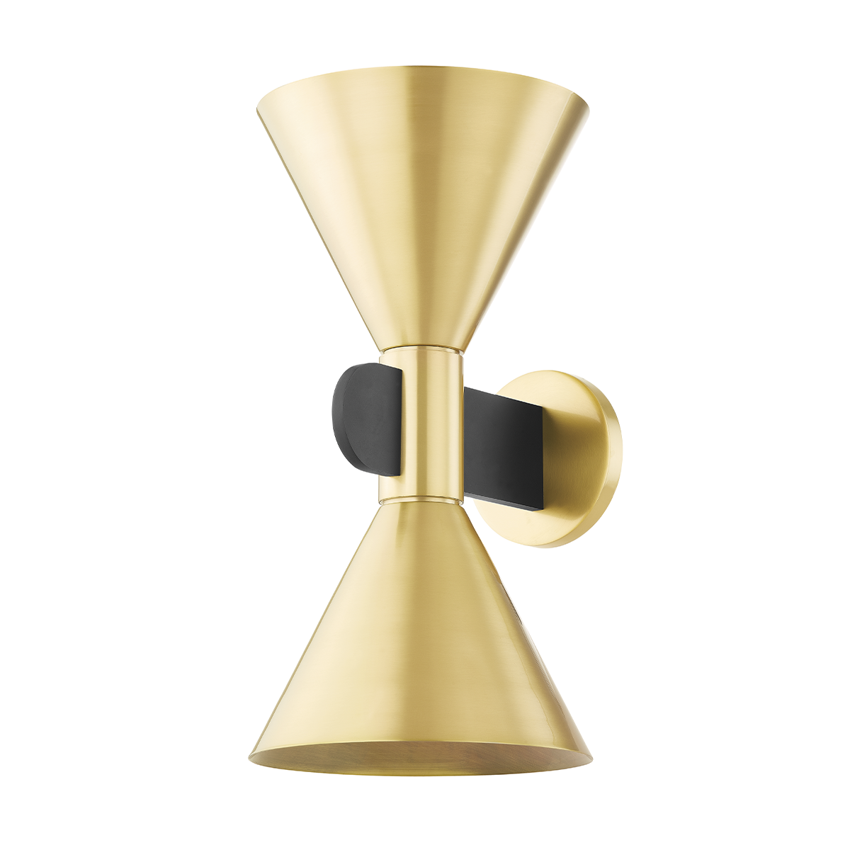 Hudson Valley Cranston 2-Light Wall Sconce Aged Brass