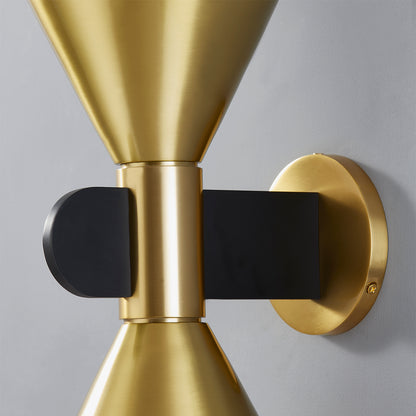 Hudson Valley Cranston 2-Light Wall Sconce in Aged Brass, alternate view 2