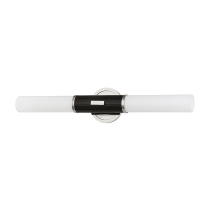 Hudson Valley Crewe 2-Light Wall Sconce Polished Nickel