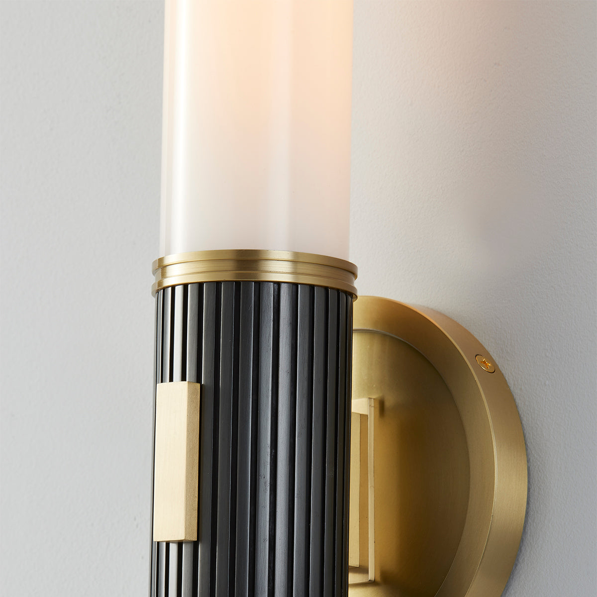 Hudson Valley Crewe Wall Sconce in Antique Distressed Bronze, alternate view 1