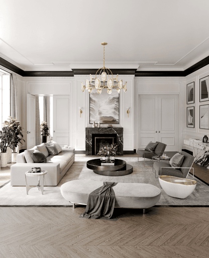 Hudson Valley Danes Chandelier Gold 50"W x 33"H