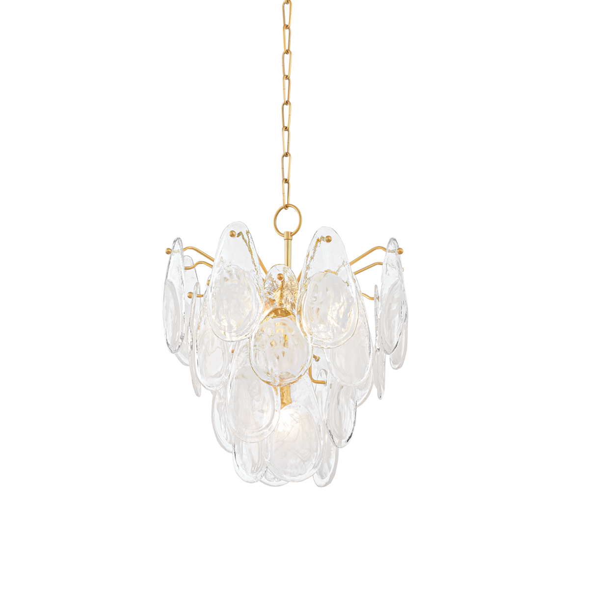 Hudson Valley Darcia 5-Light Chandelier Aged Brass