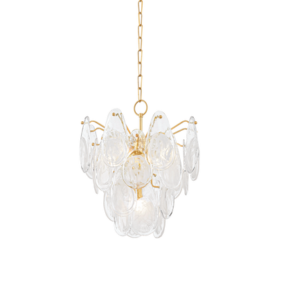 Hudson Valley Darcia 5-Light Chandelier Aged Brass
