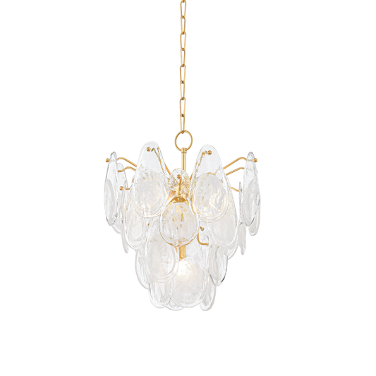 Hudson Valley Darcia 5-Light Chandelier Aged Brass