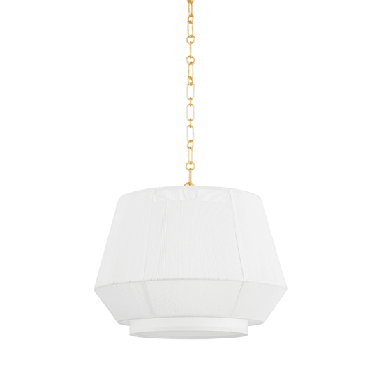 Hudson Valley Debi Pendant Aged Brass