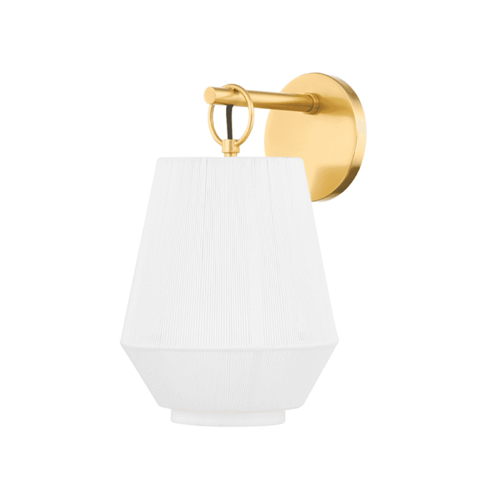 Hudson Valley Debi Wall Sconce Aged Brass