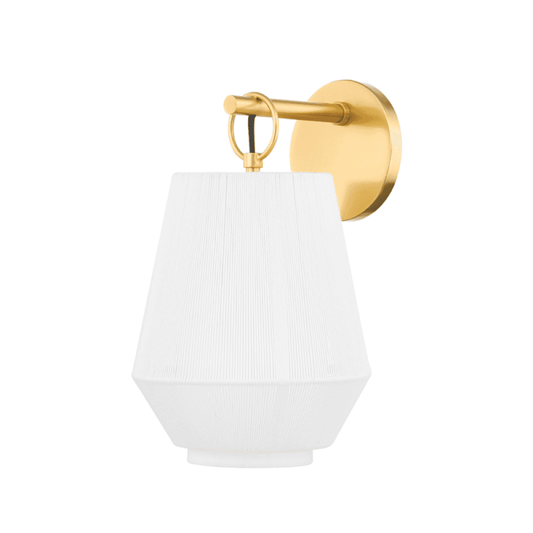 Hudson Valley Debi Wall Sconce Aged Brass