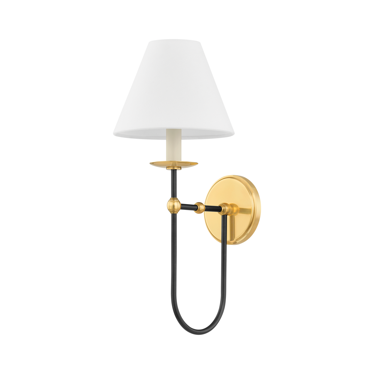 Hudson Valley Demarest Wall Sconce Aged Brass/Distressed Bronze