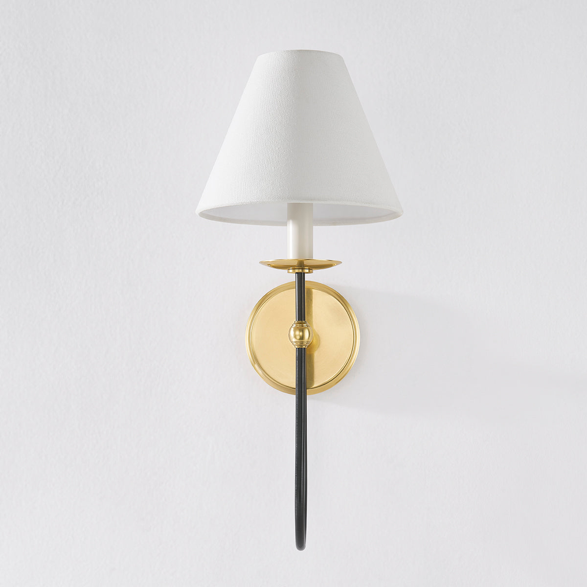 Hudson Valley Demarest Wall Sconce Aged Brass/Distressed Bronze detail view 3