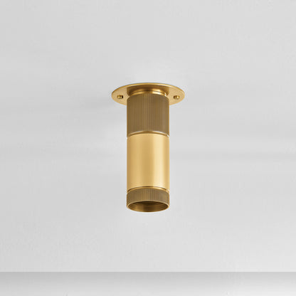 Hudson Valley Dighton Flush Mount in Aged Brass, alternate view 1