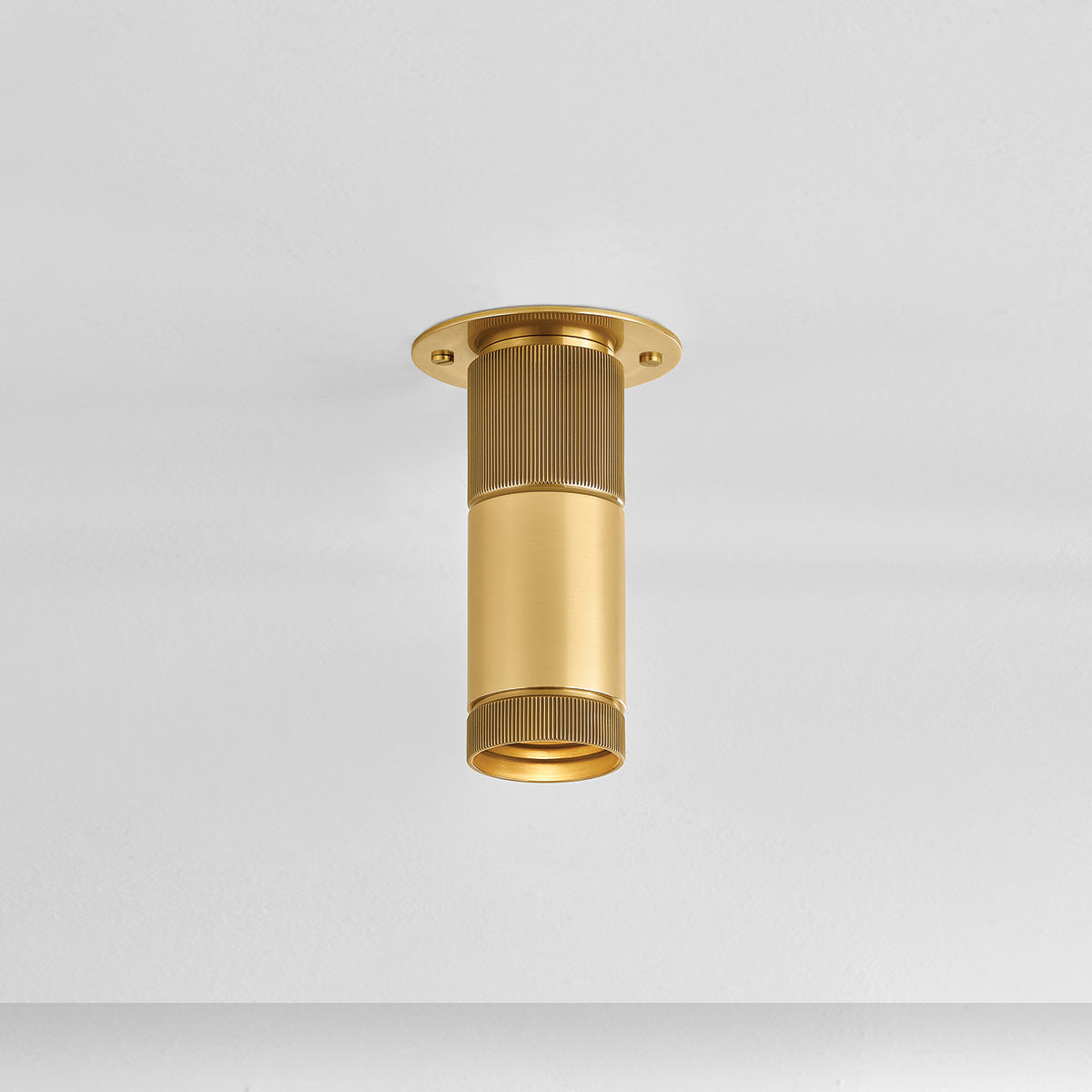Hudson Valley Dighton Flush Mount in Aged Brass, alternate view 2