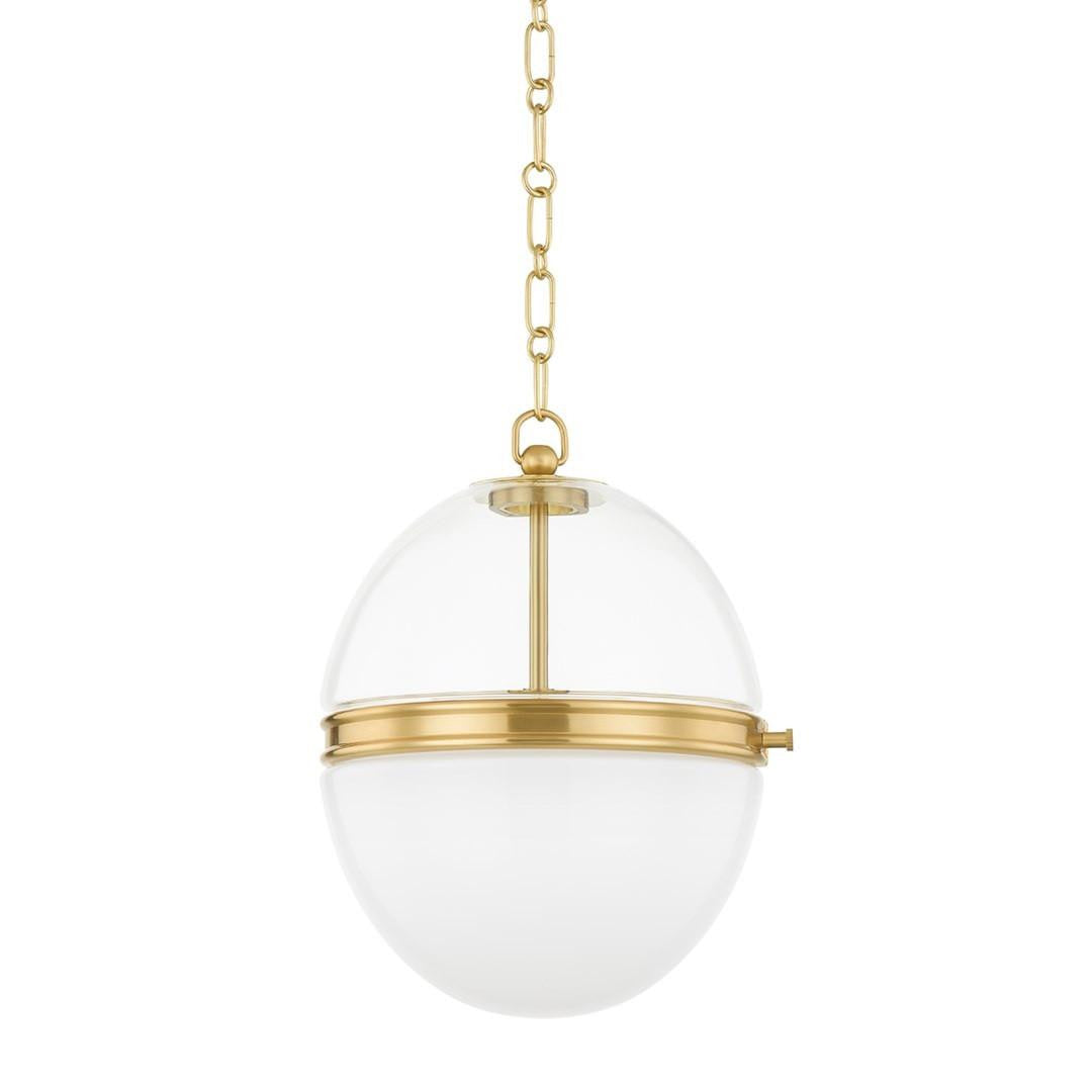 Hudson Valley Donnell Pendant Aged Brass